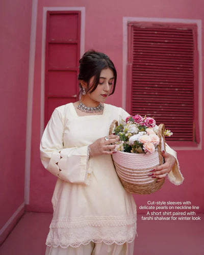 MALAI SET (FARSHI SHALWAR )