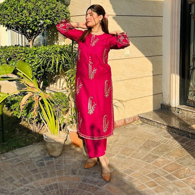 AFREEN EMB 2Pc